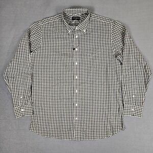 Spier & Mackay Shirt Mens 17 Gingham Plaid Check Button Down Long Sleeve NWOT